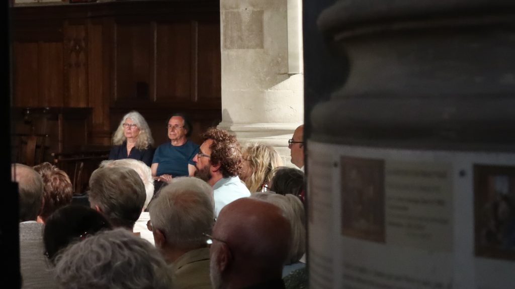 Le compositeur dans le public